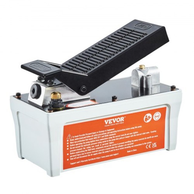 VEVOR Υδραυλική Αντλία Αέρος 10,000 PSI, 1/2 Γαλ, Γκρι HSMJTELECTRIC8F6HV0
