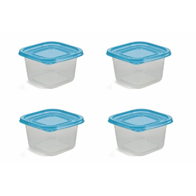 Galileo Σετ 4 Αεροστεγή Δοχεία Φρεσκότητας με Καπάκι, 900 ml σε PP 2195959