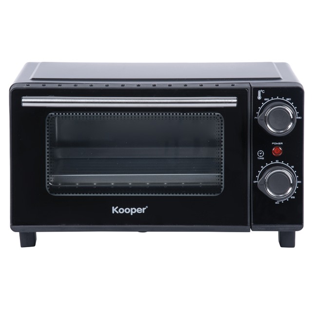 Kooper Ηλεκτρικός φούρνος 15 L σκληρυμένο γυαλί 650 W μαύρο Kooper 5919495