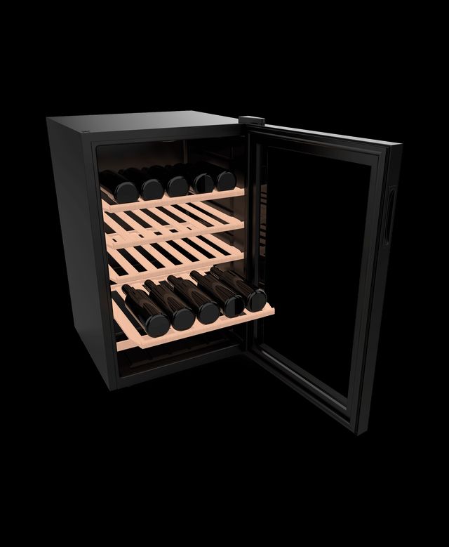 CECOTEC Συντηρητής Κρασιών Bolero GrandSommelier 4850 Μαύρo με Συμπιεστή, Χωρητικότητα 48 Φιαλών, Ρυθμιζόμενη Θερμοκρασία και Εσωτερικό LED Φωτισμό CEC-100095