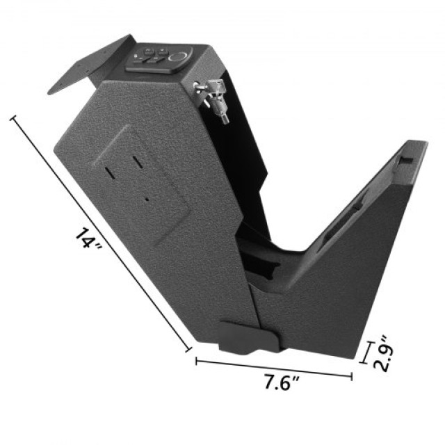 VEVOR Χρηματοκιβώτιο Όπλων με Δακτυλικό Αποτύπωμα για Γρήγορη Πρόσβαση  BXXSQGOS580SE0001V0