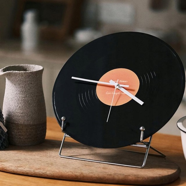 SPM Ρολόι Τοίχου Βινιλίου Αναλογικό Μαύρο 5908222246556