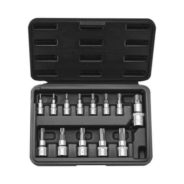 VEVOR Σετ Καρυδάκια Torx 13 Τεμαχίων T8 - T60 S2 και Cr-V Ατσάλι PTTT143812TO25MKPV0