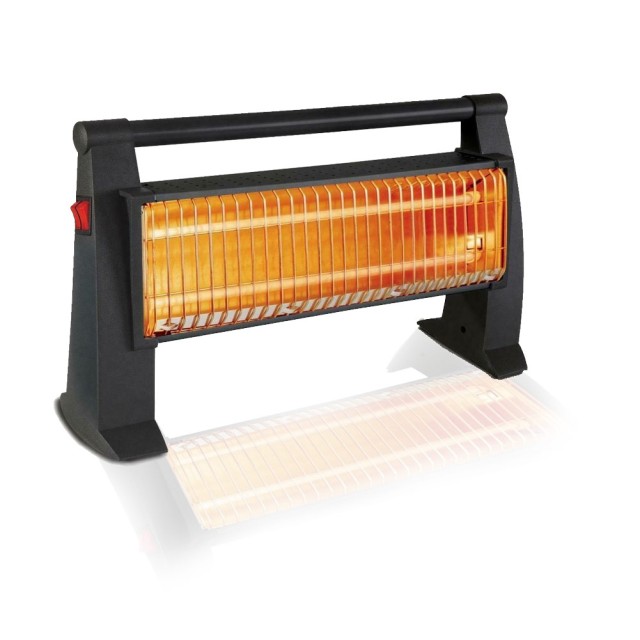 KUMTEL Φορητή Θερμάστρα Χαλαζία Kumtel 1200W με Υπέρυθρη Θέρμανση 02814556