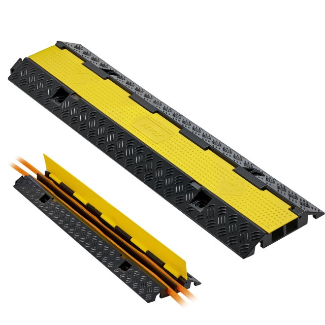 VEVOR Καλώδιο Προστασίας με Καπάκι Αναδίπλωσης, 2 Κανάλια, 32 x 31 mm, Κάλυμμα Ταχείας Τοποθέτησης SKCDLBHPD2CX4MY39001V0