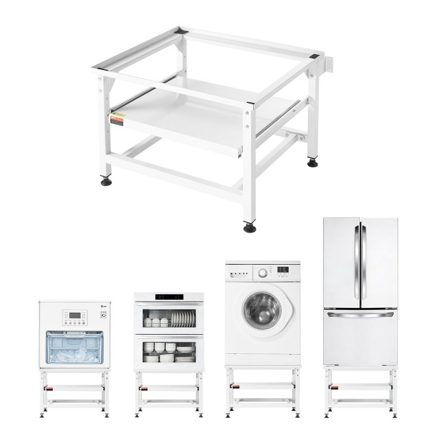 VEVOR Βάση Πλυντηρίου με Συρτάρι 410mm, 318kg, Λευκή DTPZJ2521INCRXHYS001V0