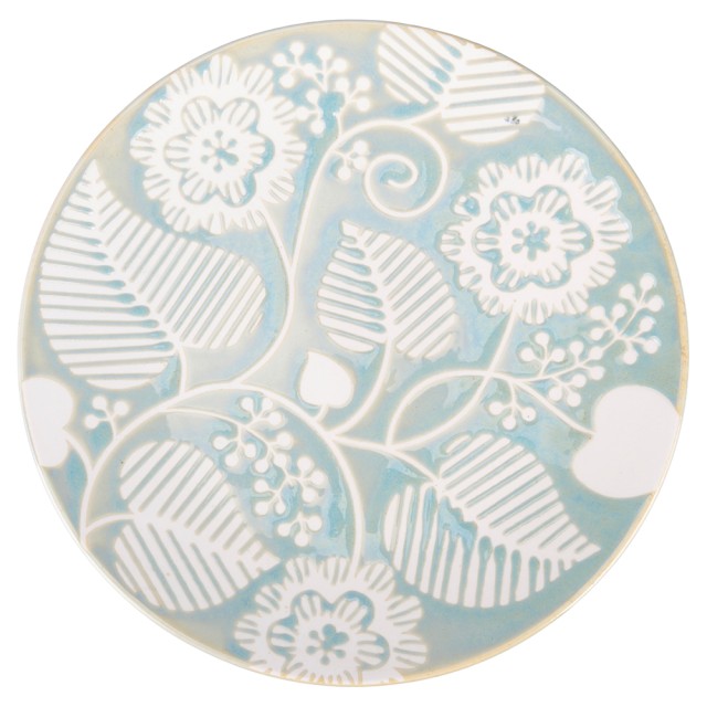 Villa DEste  Σετ 6τμχ Πιάτο επίπεδο 22 εκ. από κεραμικό σε boho chic στυλ Reactive 2188738