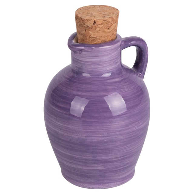 Villa dEste Home Μίνι δοχείο λαδιού 95 ml από κεραμικό με φελλό Drama Queen σε μοναδικά χρώματα 5921796