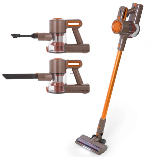 BAKAJI Ασύρματη Κυκλωνική Σκούπα 2 σε 1 150W με Βούρτσα και Ακροφύσιο Λόγχης 02001701