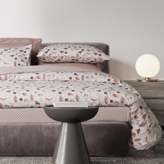 DAS HOME Σετ 4τμχ Σεντόνια Υπέρδιπλα 230x260εκ. Καφέ, Beige-brown 502108209681