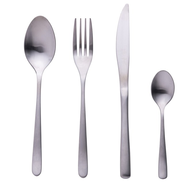 Galileo Σετ 24 μαχαιροπίρουνα από ανοξείδωτο ατσάλι 180 σε σατινέ φινίρισμα Alyson Sibilla 5918045