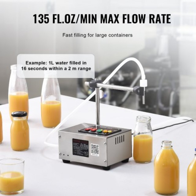 Αυτόματη Μηχανή Γεμίσματος Υγρών VEVOR (10-4000ml) WSDBGYGZJ34L67VDHV2