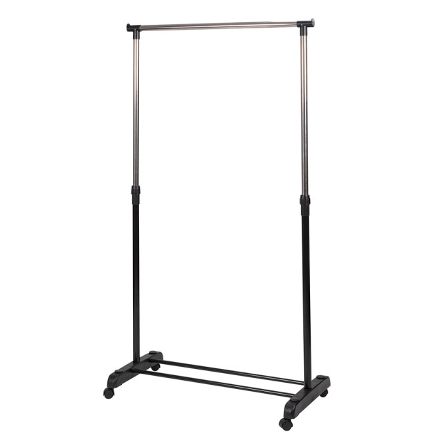 Galileo Μεταλλική κρεμάστρα με 4 περιστρεφόμενες ρόδες, 2 ράβδους για παπούτσια, 88x425 εκ. και μέγιστο ύψος 170 εκ. Sordine 5910511