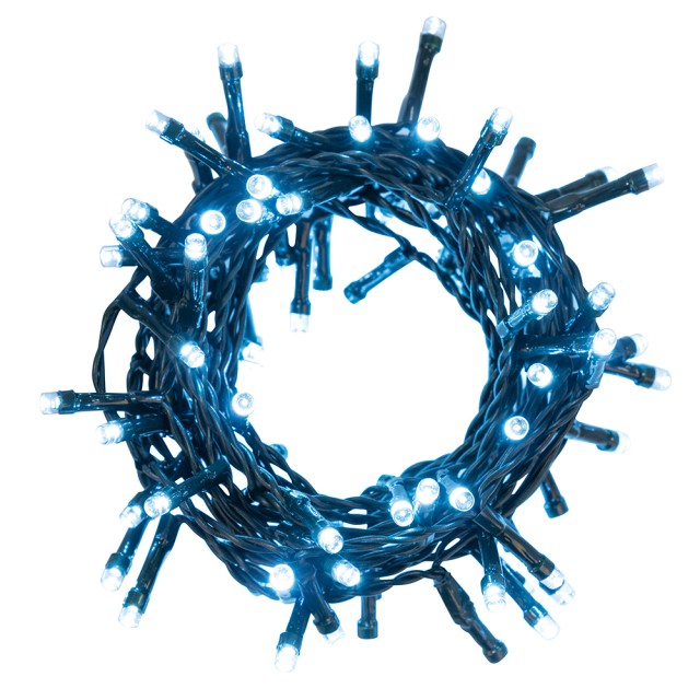 Kooper Φιλο 100 λεντ λευκό ψυχρό 8 λειτουργίες φωτός εξωτερικής χρήσης 45 μ 225W Santas House 5913561