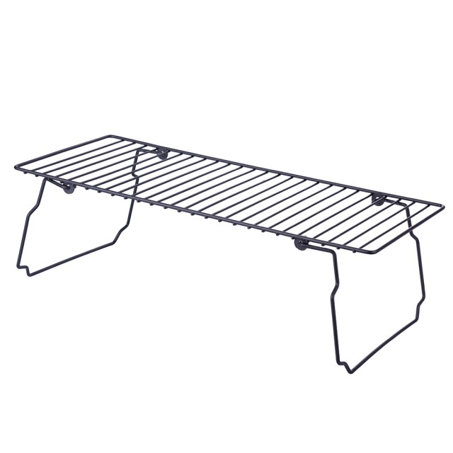 Galileo Διαχωριστικό για ράφι σε σίδερο 45x20 cm με πτυσσόμενη δομή σε μαύρο σατινέ φινίρισμα 5914738