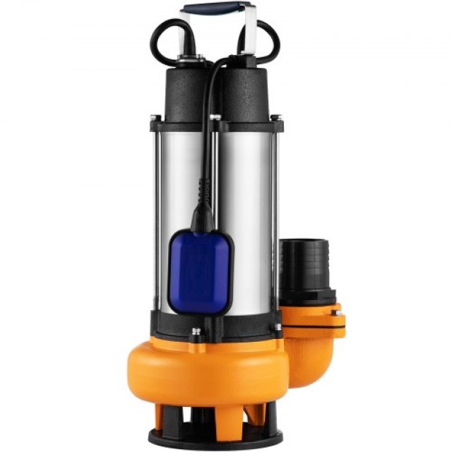 Αντλία Βυθιζόμενη VEVOR 2200W, 60000L/H, με 10μ Καλώδιο & Αυτόματο Φλοτέρ, Ανοξείδωτη για Καθαρά/Βρώμικα Νερά WSBBX30HP220VSLN2V2