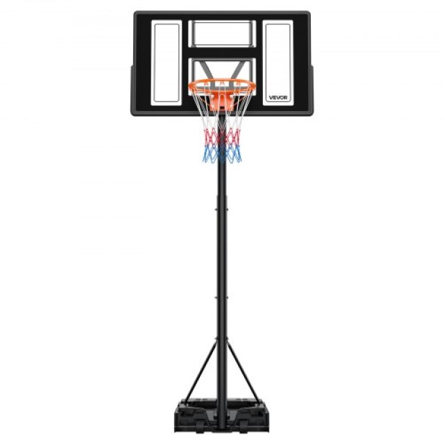 VEVOR Φορητή Μπασκέτα με Ρυθμιζόμενο Ύψος 1.35-3.05m και Ρόδες για Παιδιά, Εφήβους, Ενήλικες KSLQJ44CZGMD3QYGZ001V0