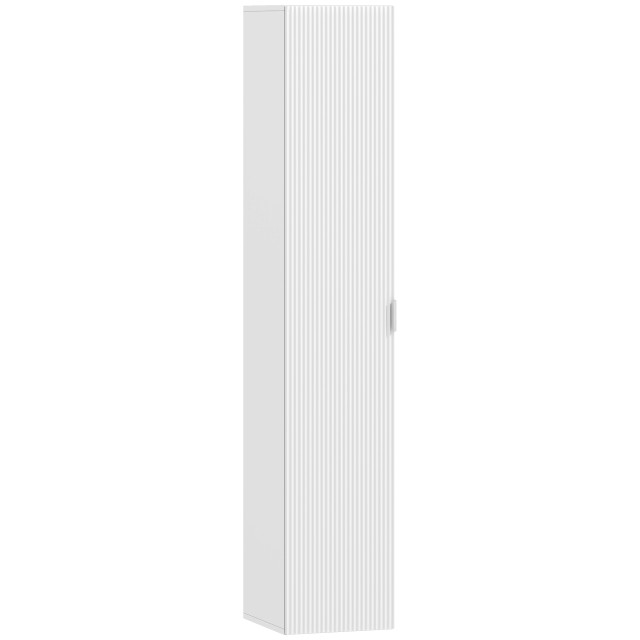 HOMCOM Κρεμαστό Ντουλάπι Μπάνιου με Ρυθμιζόμενα Ράφια και Απαλό Κλείσιμο, 30x31.5x160 cm, Λευκό 834-842V00WT