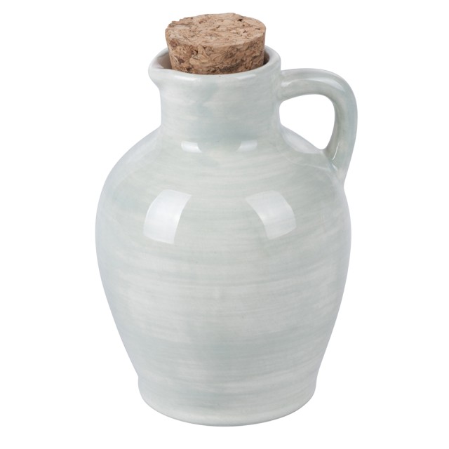 Villa dEste Home Μίνι Ανφoρα Ελαιολάδου 95 ml από Κεραμικό με Πράσινο Σαφίρε Σφιχτή Ταπoπopμή - Διαθέσιμη σε 4 Τόνους 5922705