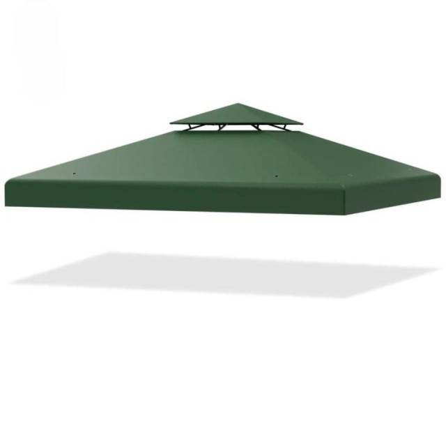 Costway Αντικαταστάσιμο Κάλυμμα Κιόσκι Βεράντας 300x300 εκ. - Αδιάβροχο και Ανθεκτικό Πολυεστέρας NP12535DGN