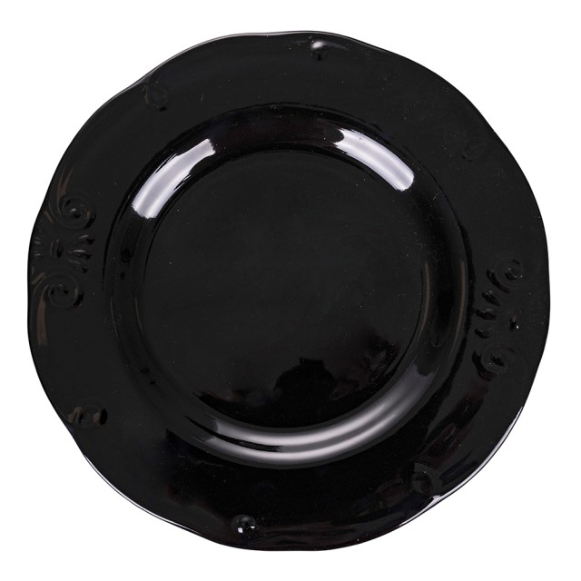 Villa dEste Home Σετ 6 τμχ Επίπεδο Πιάτο από Σμάλτωμα Γκρες 27 εκ. Δούκισσα Stones 5911369