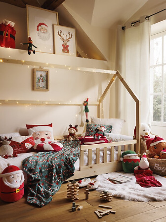 Ξύλινο Παιδικό Κρεβάτι/Σπιτάκι 90 x 190 cm 174154 Atmosphera