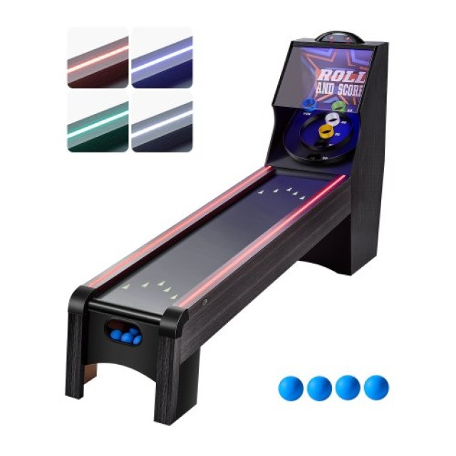 VEVOR 9 ft Τραπέζι Arcade Roll & Score με Ηλεκτρονικό Σκορ και 4 Μπάλες GDQJLEDDK9YCL8XD9V2