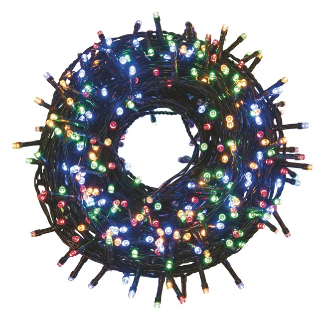 Kooper Φιλο 2000 LED πολύχρωμο 60 μ για εξωτερική χρήση 8 λειτουργίες φωτισμού Santas House από Kooper 5921245