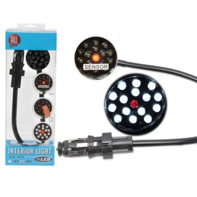 BAKAJI  Εσωτερικό φως αυτοκινήτου 12V με LED με αισθητήρα ενεργοποίησης  01806625