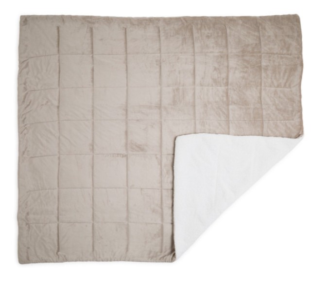 Πολυτελής Κουβέρτα Διπλής Όψης Sherpa 140 x 200 cm Taupe 8720604888348 SleepMed
