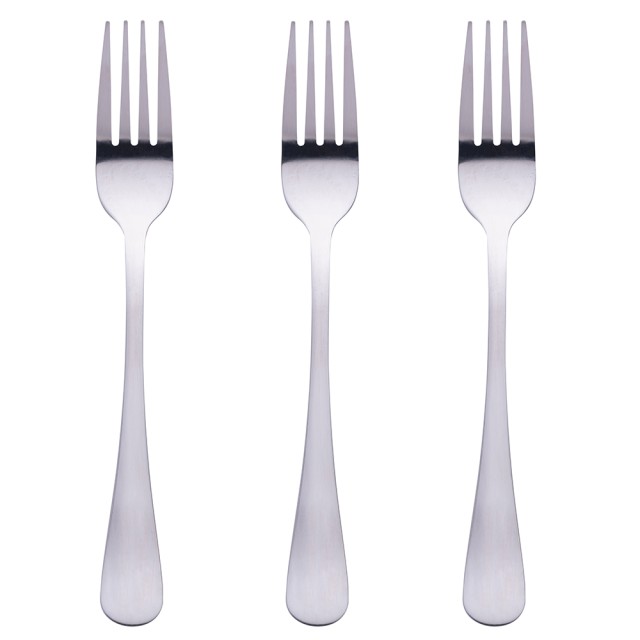 Galileo Σετ 3 Πιρούνια 5η Λεωφόρος από Ανοξείδωτο Ατσάλι 180 Ασημί Λουστρέ Σιβύλλα 5918000