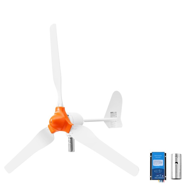 VEVOR Ανεμογεννήτρια 1000W 12V 3 Πτερυγίων με Υβριδικό Ελεγκτή Αιολικής/Ηλιακής Ενέργειας FSSFLWLFDJMPND96G001V9