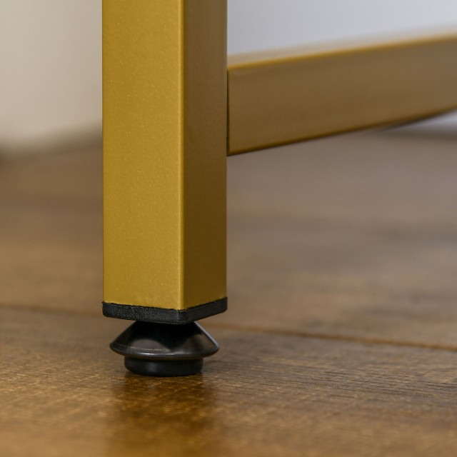 HOMCOM Τουαλέτα Μακιγιάζ με Καθρέφτη LED Φωτιζόμενο και Σκαμπό, Συρτάρια και Ράφια, Λευκό 831-807V91WT