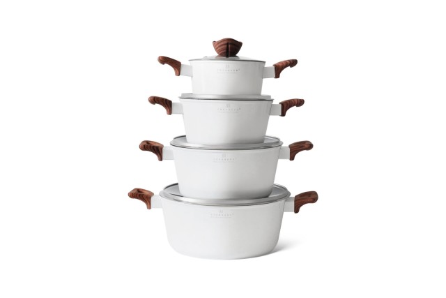 Edenberg Σετ Μαγειρικά Σκεύη 8 τεμαχίων Αλουμινίου με Αντικολλητική Επίστρωση EB-7435