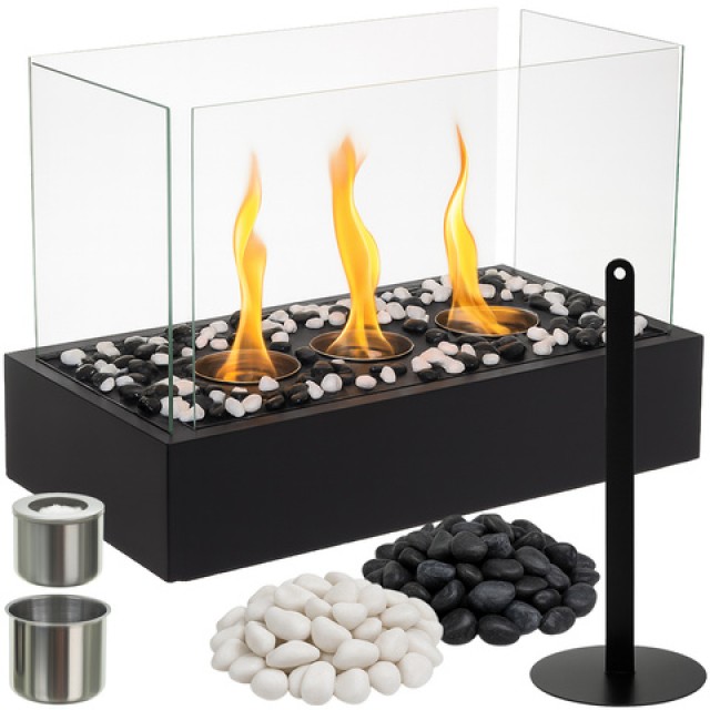 Kaminer Επιτραπέζιο Τζάκι Βιοαιθανόλης 45x29x20-5cm Εσωτερικού και Εξωτερικού Χώρου  26318