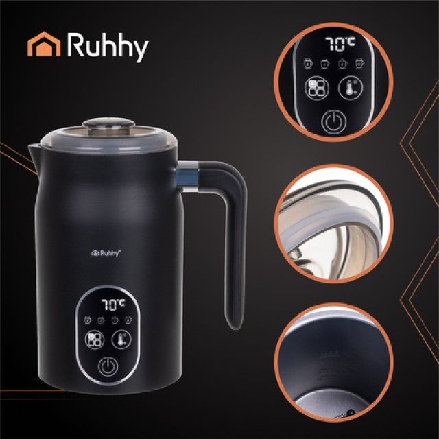 Ruhhy Ηλεκτρική Συσκευή για Αφρόγαλο με LED Οθόνη, 21 x 15 x 10 cm 26649