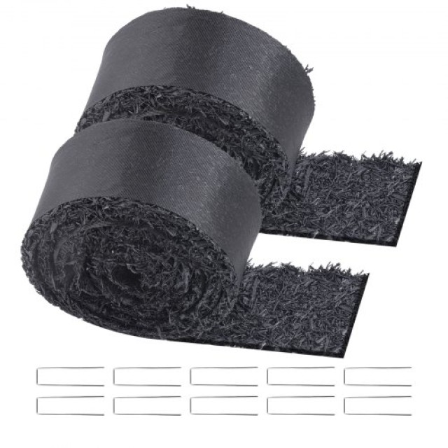 VEVOR Δύο Ρολά Καουτσούκ για Κηπουρική 120 x 4.5 ιντσών, Χαλί Καουτσούκ για Τοπία XJJFGW2J120I7N786V0
