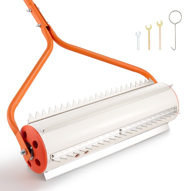 VEVOR Lake Weed Roller εργαλείο αφαίρεσης ζιζανίων λίμνης και λίμνης κήπου 18 ft, αναδευτήρας λάσπης και ριζών Muck Razer με 6 προσυναρμολογημένες λεπίδες από ανοξείδωτο ατσάλι και 5 λαβές αλουμινίου HBCCGTJCXPVCRY036002V0