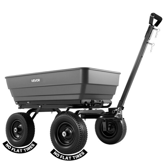 VEVOR Καρότσι Κήπου Ανατροπής 544 kg, 7 ft³, με Χειρολαβή 2 σε 1 SLZXTC1200B17SQ58001V0