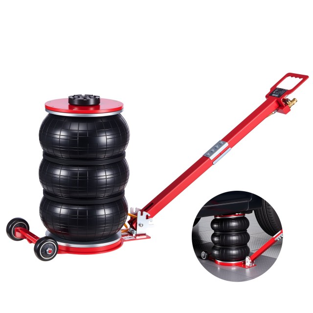 VEVOR Αερόσακος Ανύψωσης 5 Τόνων με Ρυθμιζόμενη Μακριά Λαβή & Λαστιχένιο Μαξιλαράκι για Αυτοκίνητα, SUVs, Φορτηγά QNQJDHSDBS5TC65UZ001V0