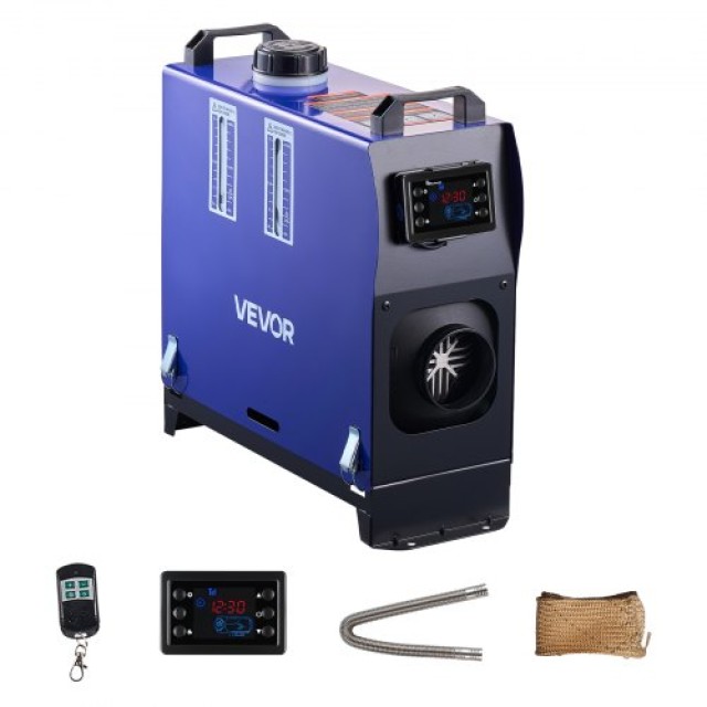 VEVOR Φορητός Πετρελαιοθερμαντήρας 8KW, 12V/24V με Τηλεχειριστήριο και Οθόνη LCD για Οχήματα QNCYJRQ25NYFG7VKF001V9