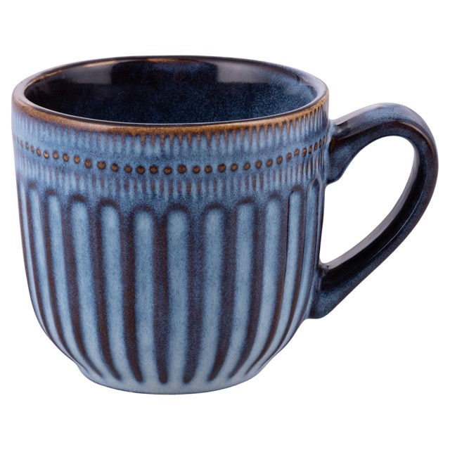 Galileo Σετ 6 τμχ TazzaMug 300 ml σε πετρώδες υλικό με κατεργασμένη επιφάνεια και κάθετες αυλακώσεις Sibilla 5925642