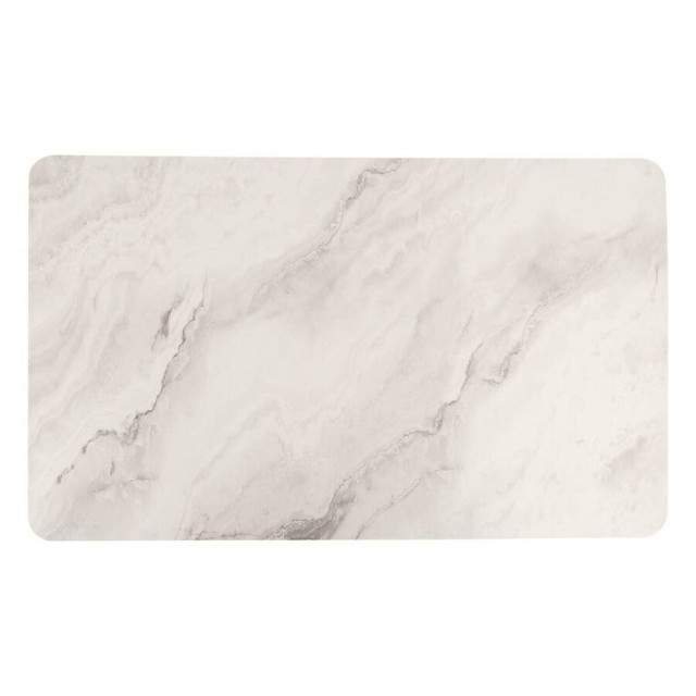 5FIVE Simply smart Αντιολισθητικό Χαλί 75 × 45 cm με εφέ Λευκό Μάρμαρο 202470A-WMarble