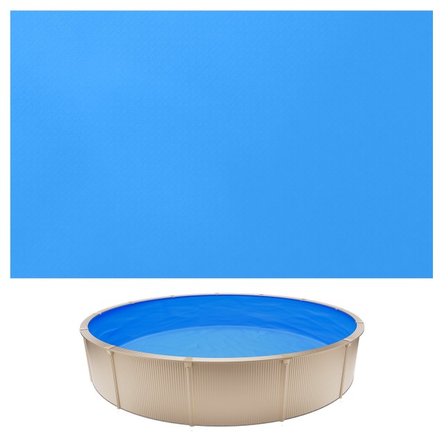 VEVOR Στρογγυλή Επικάλυψη Πισίνας 350.5 cm, Υδροστόλη Πισίνας για Πλαϊνές Μεταλλικές Κατασκευές, Μπλε YCNCCSROUND3KQLTH001V0