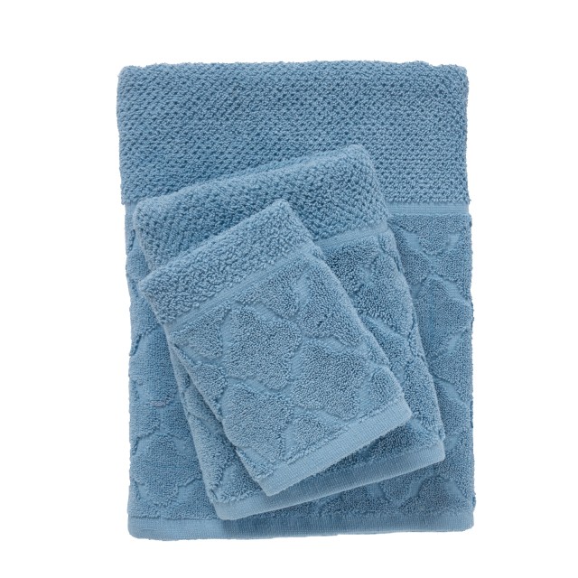 DAS HOME Σετ Πετσέτες 3 Τεμαχίων Best 0789 Μπλε 530708180789