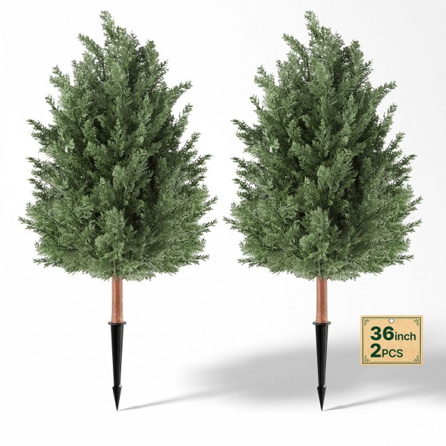VEVOR Σετ 2 Τεχνητοί Θάμνοι Κέδρου Topiary 91,4 εκ. DDMJCRGXJ36I05MFO001V0