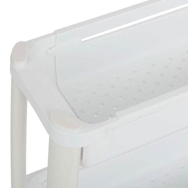 5Five Simply Smart Επεκτάσιμη ραφιέρα 4 επιπέδων 37,5 x 15 x78,5 εκ., Λευκή 189991B