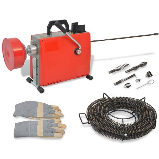 vidaXL Αποφρακτικό Μηχάνημα 250 W 15 μ. x 16 χιλ. 4,5 μ. x 9,5 χιλ. 141881