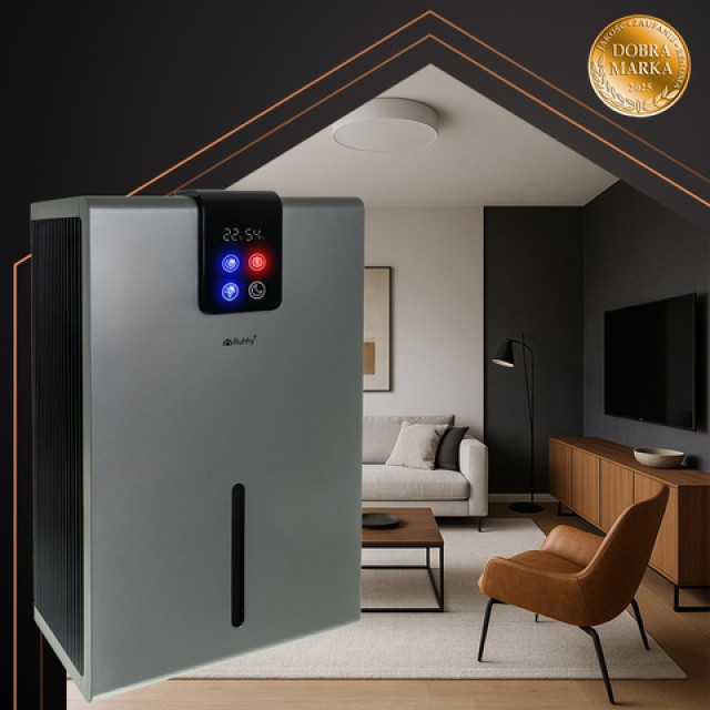 Ruhhy Έξυπνος Αφυγραντήρας Αέρα με Φωτισμό LED & Τηλεχειριστήριο 26496