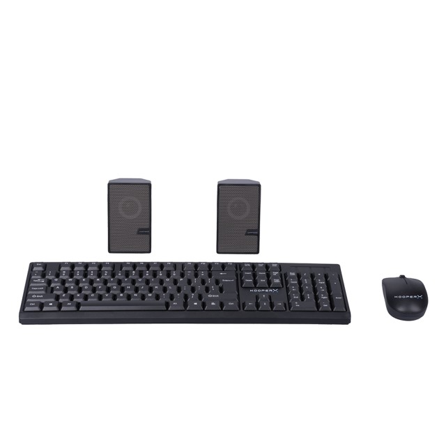 Kooper Σετ πληκτρολογίου συνδυασμού 4 σε 1 ασύρματο σε ABS μαύρο Kooper X 5913300